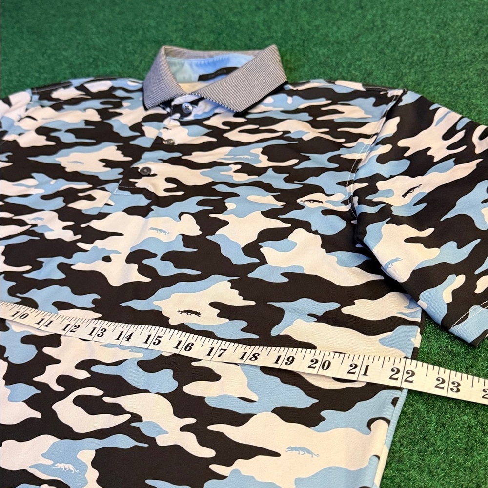 *RARE* Greyson Polo from Michael Jordan's The Grove XXIII (Camo mix/ Size M) - Picture 3 of 8